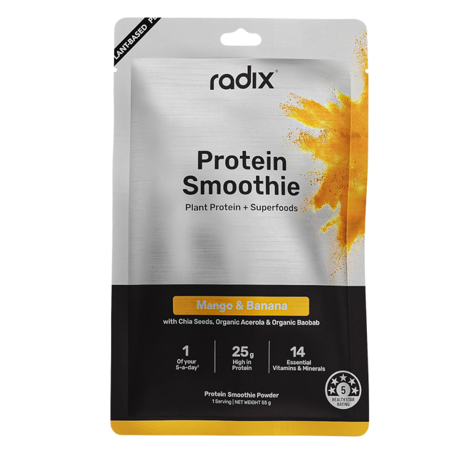 Radix Nutrition - Plant Protein Smoothie Sachet - Mango & Banana
