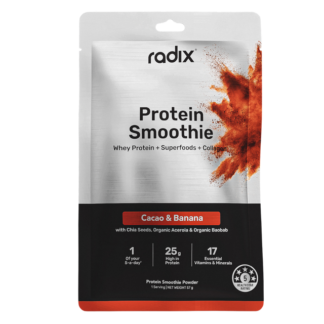 Radix Nutrition - Whey Protein Smoothie Sachet - Cacao & Banana (48g)