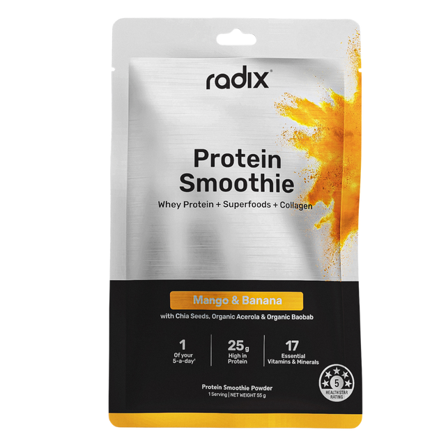 Radix Nutrition - Whey Protein Smoothie Sachet - Mango & Banana (48g)