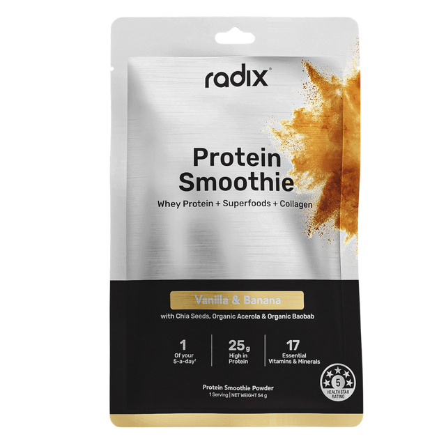 Radix Nutrition - Whey Protein Smoothie Sachet - Vanilla & Banana (48g)