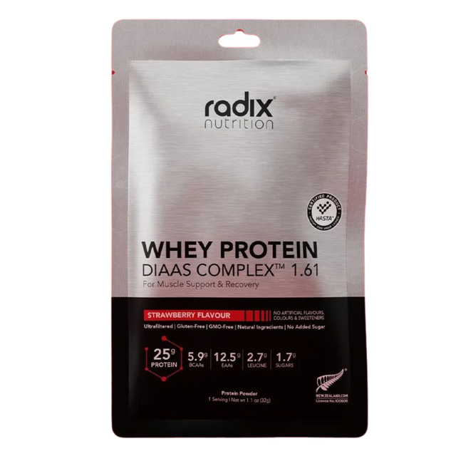 Radix Nutrition - Whey Protein DIAAS Complex™ 1.61 Sachet - Strawberry (31g)