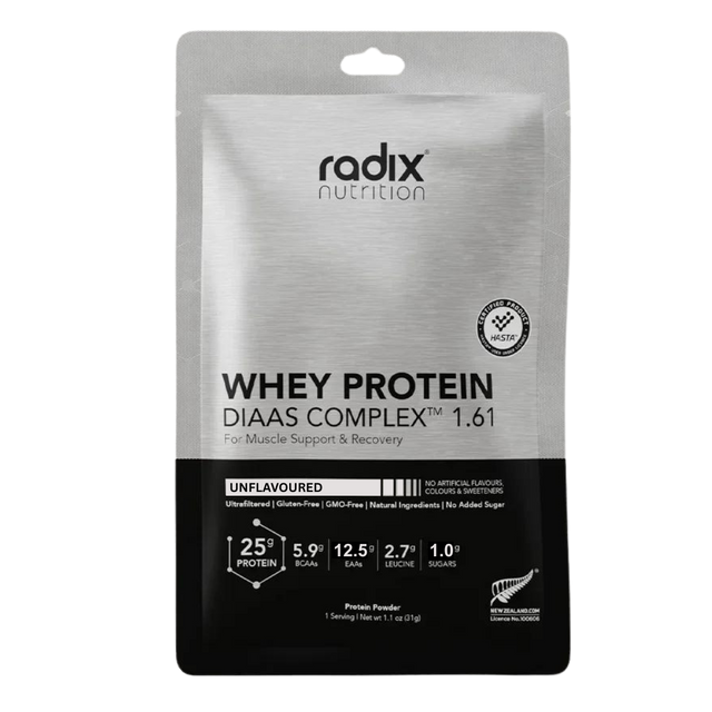 Radix Nutrition - Whey Protein DIAAS Complex™ 1.61 Sachet - Unflavoured (31g)