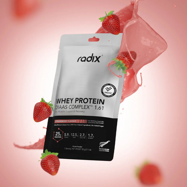 Radix Nutrition - Whey Protein DIAAS Complex™ 1.61 Sachet - Strawberry (31g)