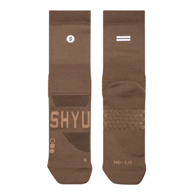 SHYU - Racing Socks - Espresso/Espresso/Espresso (Flat)