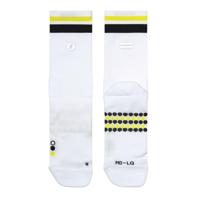 SHYU - Racing Socks - White/Black/Honey (Flat)
