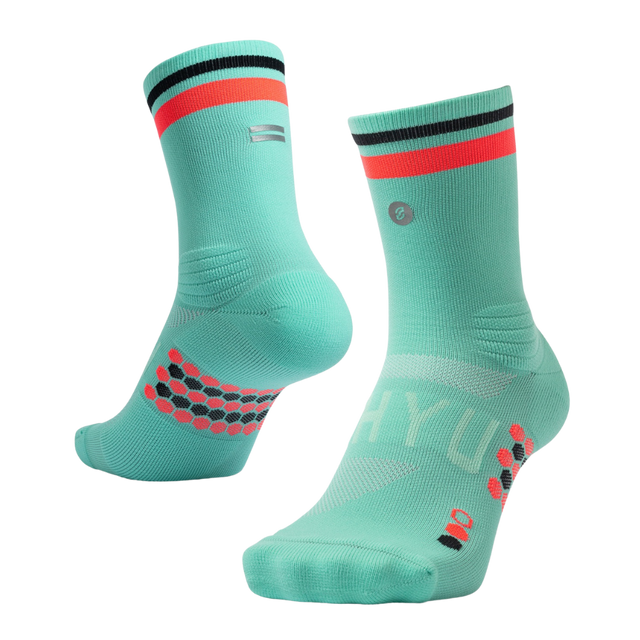 SHYU - Racing Socks - Peppermint/Red/Black