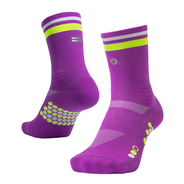 SHYU - Racing Socks - Purple/Neon/White