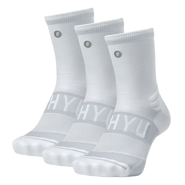 SHYU - Training Socks 3 Pack - White