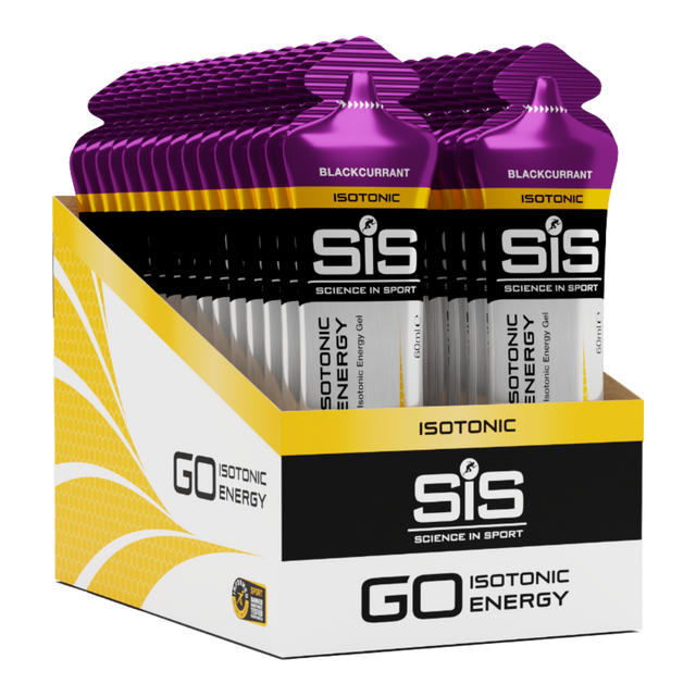 Science In Sport (SIS) - Go Isotonic Energy Gels - Blackcurrant (Box of 30)