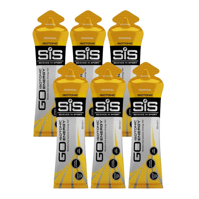 Science In Sport (SIS) - Go Isotonic Energy Gels - Tropical (Pack of 6)