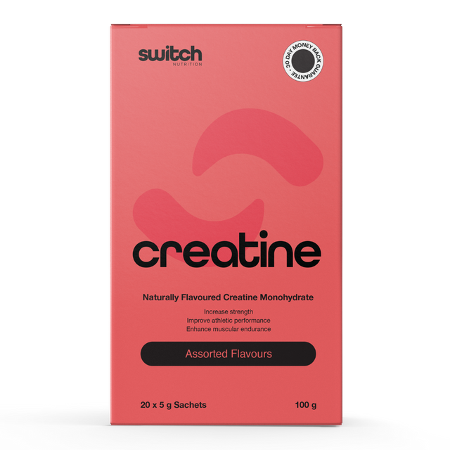 Switch Nutrition - Flavoured Creatine Sachets - Assorted (Front)