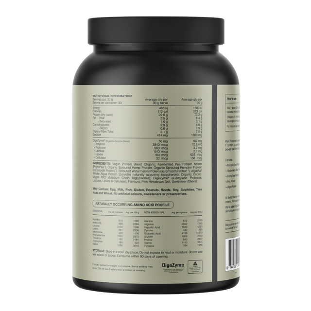 Switch Nutrition - Protein Switch - Choc Sea Salt (Back)