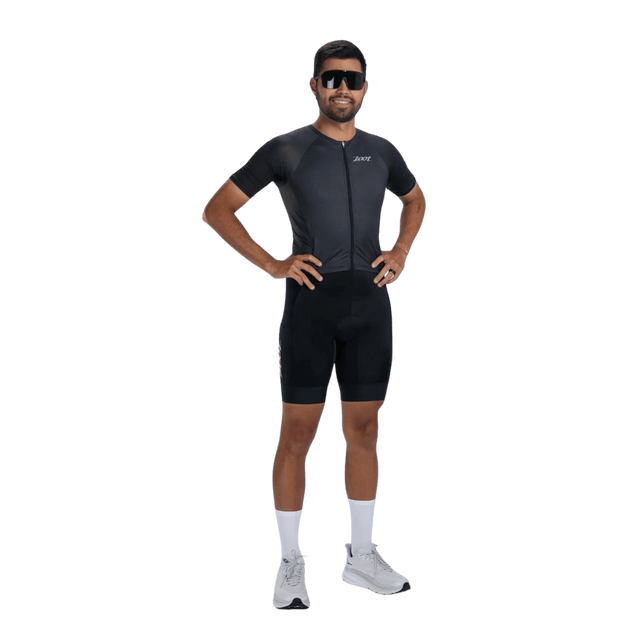 Zoot - Mens Core Tri Aero FZ Racesuit - Jet Black - Aid Station