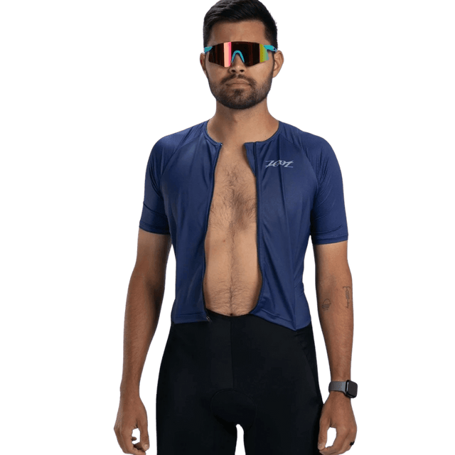Zoot - Mens Core Tri Aero FZ Racesuit - Navy - Aid Station