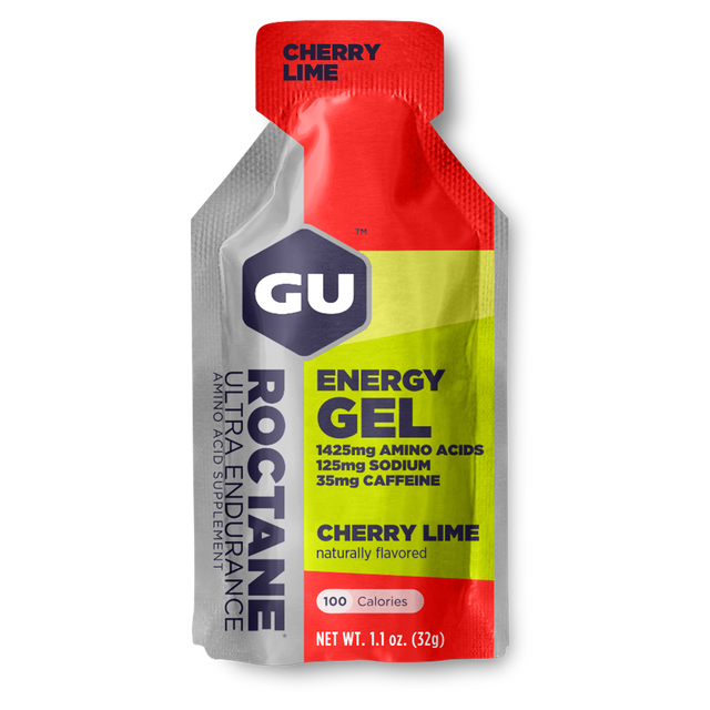 GU Energy - Roctane Energy Gels - Cherry Lime (with caffeine)