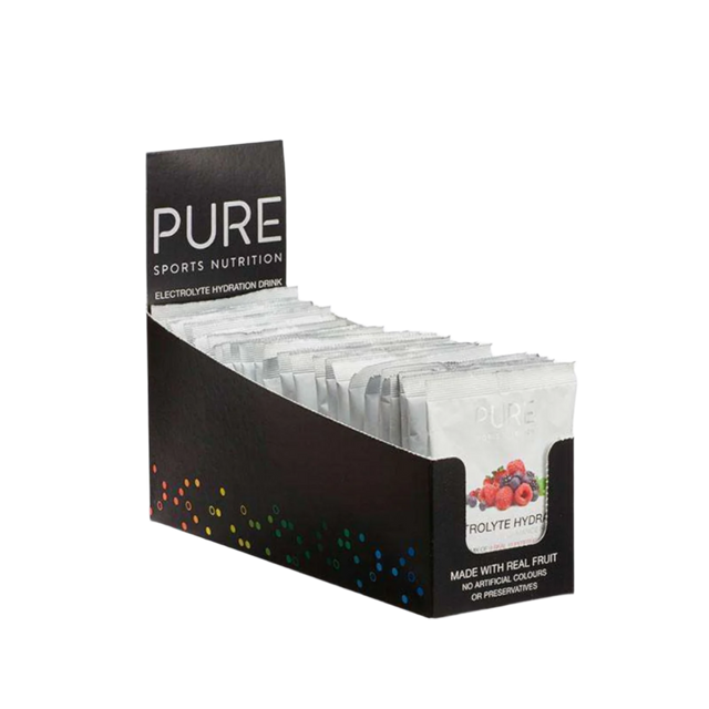 Pure Sports Nutrition - Electrolyte Hydration 42G Satchels - Superfruits box