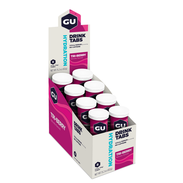 GU Energy - Hydration Drink Tabs - Tri-Berry - Box of 8