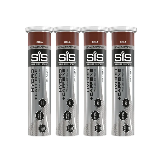 Science In Sport (SIS) - Go Hydro Tablets - Cola & Caffeine - 4 Pack